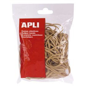 Elásticos Apli Ø 200x3 mm - 100g - 70% Borracha Natural - Alta Elasticidade e Resistência
