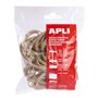 Elásticos de borracha natural Apli - Ø 160 x 5 mm - Alta elasticidade e resistência - Conteúdo: 100 g