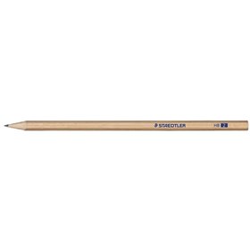 Lápis de grafite hexagonal Staedtler Noris Natural 130 HB - Madeira com certificação FSC - Corpo na cor natural da madeira