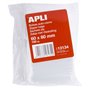 Sacos transparentes com fecho zip autoadesivo Apli 60x80mm - Material LDPE - Fecho seguro e fácil manuseio - Grau alimentício - 