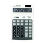 Calculadora Milan de 12 dígitos - 3 teclas de memória - Cálculo de margem - Raiz quadrada - Desligamento automático - Branca e c