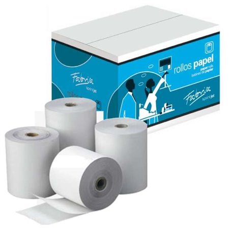 Rolo de papel autocopiativo Fabrisa - Dimensões 75x65x12mm