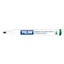 Marcadores para quadro branco Milan com ponta redonda - Ponta de 4,7 mm - Tinta à base de álcool - Apagável a seco - Verde