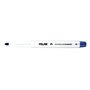 Marcador para quadro branco Milan com ponta redonda - Ponta de 3,7 mm - Tinta à base de álcool - Apagável a seco - Azul