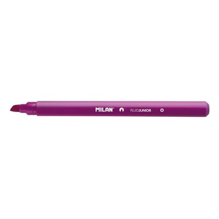 Marcador fluorescente Milan Junior - Ponta chanfrada 1-4mm - Rosa