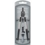 Bússola Faber-Castell de Ajuste Rápido 3,5 mm - Juntas em Ambos os Braços - Para Circunferências de até Ø 390 mm - Acessórios de