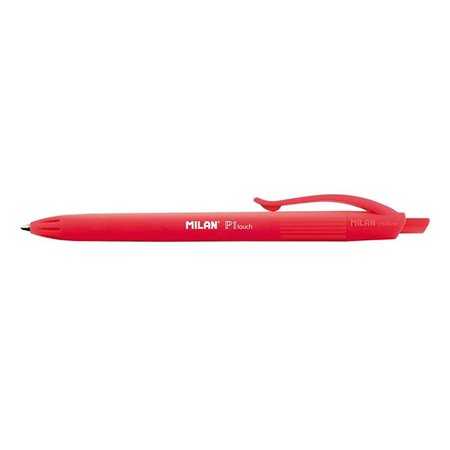 Caneta Esferográfica Retrátil Milan P1 Touch - Ponta Redonda de 1mm - Tinta à Base de Óleo - Escrita Suave - Autonomia de 1.200m