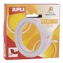 Fita adesiva dupla face Apli 15 mm x 20 m - Fácil de cortar e aplicar - Adesão forte e durável - Transparente