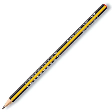 Lápis de grafite triangular Staedtler Noris 183 - Mina HB ultrarresistente de 2 mm - Madeira proveniente de florestas sustentáve