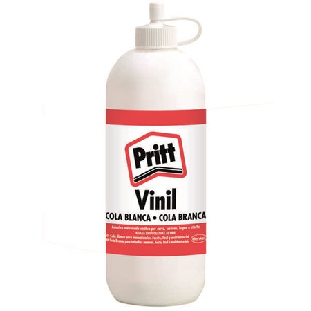 Cola branca Pritt em frasco de 250ml - Ideal para artesanato - Adesivo para diversos materiais
