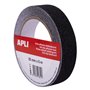 Fita antiderrapante Apli 25mm x 5m - Resistente à água e ao desgaste - Fácil de cortar e aplicar - Preta
