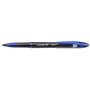 Caneta Rollerball Uni-ball AIR MICRO UBA-188-M - Ponta de acetato de 0,5 mm - Tinta pigmentada resistente à água e à luz - Azul