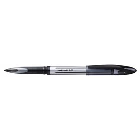 Caneta Rollerball Uni-ball UBA-188-L - Ponta de acetato de 0,7 mm - Tinta pigmentada resistente à água e à luz - Preta