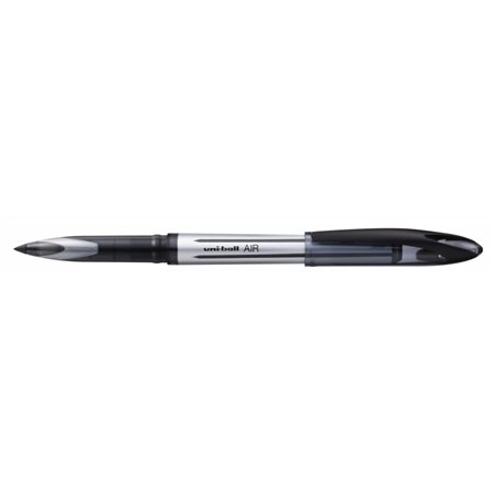 Caneta Rollerball Uni-ball UBA-188-L - Ponta de acetato de 0,7 mm - Tinta pigmentada resistente à água e à luz - Preta