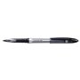 Caneta Rollerball Uni-ball UBA-188-L - Ponta de acetato de 0,7 mm - Tinta pigmentada resistente à água e à luz - Preta