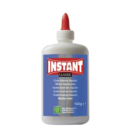 Cola Instantânea Clássica Branca 100g - Adequada para crianças e/ou uso doméstico - Sem solventes - Branca