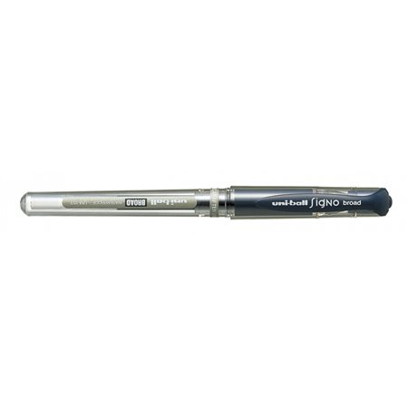 Caneta Rollerball Uni-ball Signo Broad UM-153 com Tinta Gel - Ponta Esferográfica de 1mm - Estilo Caneta-tinteiro - Empunhadura 