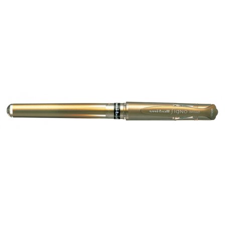 Caneta Rollerball Uni-ball Signo Broad UM-153 com Tinta Gel - Ponta Esferográfica de 1mm - Traço Pena - Empunhadura Emborrachada