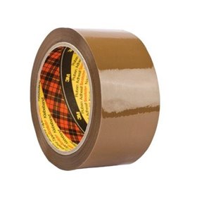 Fita adesiva para embalagens Scotch 371, 50 mm x 66 m - Marrom