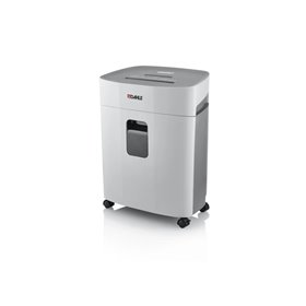 Destruidora de Papel Manual Dahle PaperSAFE 240, Corte de Partículas P-4 - Destrói até 10 Folhas - Cesto de 25L - Com Rodas - Ad