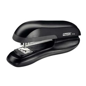Grampeador de mesa Rapid F16 - Capacidade para até 30 folhas - Abre, fecha e grampeia - Preto