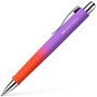 Caneta Esferográfica Retrátil Faber-Castell Poly Ball Flow Edition Punchy Melon XB - Formato Triangular Ergonômico - Toque Suave