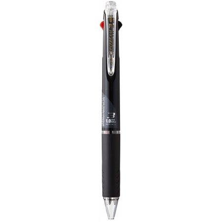 Caneta Esferográfica Multiuso Uni-ball JetStream SXE3-400-10 - Ponta Esferográfica de 1mm - Tinta à Prova d'Água e Resistente à 