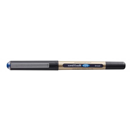 Caneta de tinta líquida Uni-ball Eye Broad UB-150-10 - Ponta esferográfica de 1 mm - Tinta resistente à água e à luz - Sistema d