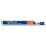 Tubo com 12 minas de grafite Staedtler Mars Micro Carbon 250 - Dureza B - Espessura da linha 0,9 mm - Alta resistência