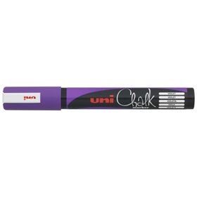 Marcador de giz líquido Uni-ball PWE-5M - Ponta cônica de 1,8 a 2,5 mm - Apagável com água - Resistente à chuva e às intempéries