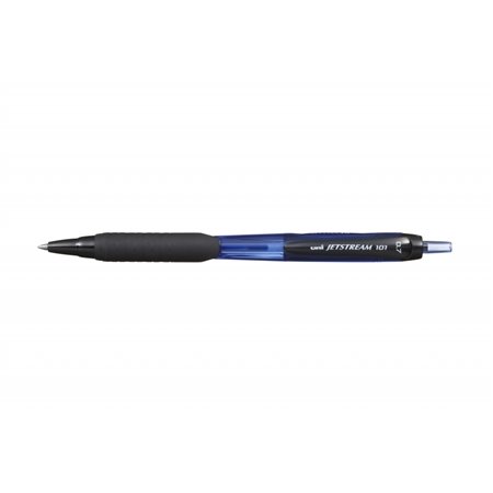 Caneta esferográfica Uni-ball JetStream 101 - Ponta de 0,7 mm - Largura da linha de aproximadamente 0,35 mm - Tinta de secagem i