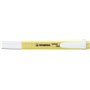 Marcador fluorescente Stabilo Swing Cool Pastel - Corpo plano - Ponta chanfrada - Espessura da linha entre 1 e 4 mm - Tinta à ba