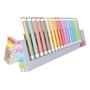 Conjunto de 18 Marcadores Fluorescentes Stabilo Swing Cool Desk - Corpo Plano - Ponta Chanfrada - Espessura da Linha entre 1 e 4