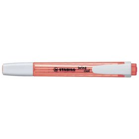Marcador fluorescente Stabilo Swing Cool - Corpo plano - Ponta chanfrada - Espessura da linha entre 1 e 4 mm - Tinta à base de á