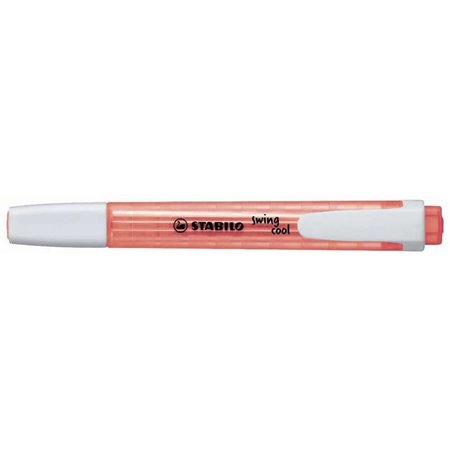 Marcador fluorescente Stabilo Swing Cool - Corpo plano - Ponta chanfrada - Espessura da linha entre 1 e 4 mm - Tinta à base de á