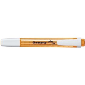 Marcador fluorescente Stabilo Swing Cool - Corpo plano - Ponta chanfrada - Espessura da linha entre 1 e 4 mm - Tinta à base de á