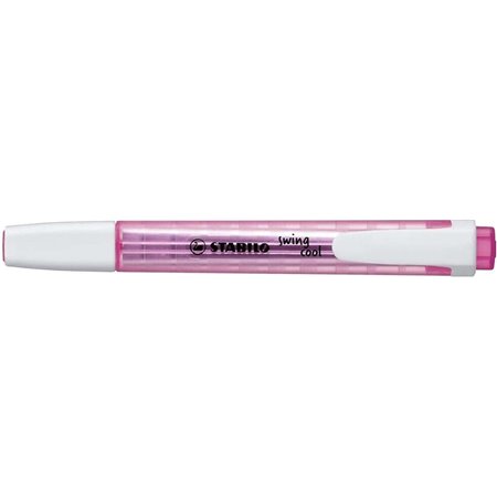 Marcador fluorescente Stabilo Swing Cool - Corpo plano - Ponta chanfrada - Espessura da linha entre 1 e 4 mm - Tinta à base de á