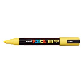 Marcador de tinta Posca PC-5M - Ponta de poliéster de 1,8 a 2,5 mm - Tinta à base de água - Resistente à luz - Não permanente - 