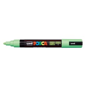 Marcador de tinta Posca PC-5M - Ponta redonda de 1,8 a 2,5 mm - Tinta à base de água - Resistente à luz - Não permanente - Verde