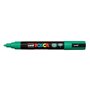 Marcador de tinta Posca PC-5M - Ponta redonda de 1,8 a 2,5 mm - Tinta à base de água - Resistente à luz - Não permanente - Verde