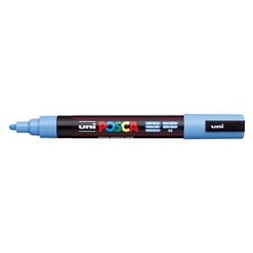 Marcador de tinta Posca PC-5M - Ponta de poliéster de 1,8 a 2,5 mm - Tinta à base de água - Resistente à luz - Não permanente - 