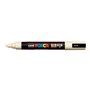 Marcador de tinta Posca PC-5M - Ponta de poliéster de 1,8 a 2,5 mm - Tinta à base de água - Resistente à luz - Não permanente - 
