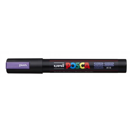 Marcador de tinta Posca PC-5M - Ponta redonda de 1,8 a 2,5 mm - Tinta à base de água - Resistente à luz - Não permanente - Ideal