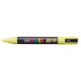 Marcador de tinta Posca PC-5M - Ponta de poliéster de 1,8 a 2,5 mm - Tinta à base de água - Resistente à luz - Amarelo Sol
