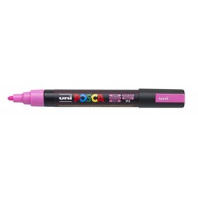 Marcador de tinta Posca PC-5M - Ponta redonda de 1,8 a 2,5 mm - À base de água - Resistente à luz - Rosa