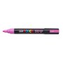 Marcador de tinta Posca PC-5M - Ponta redonda de 1,8 a 2,5 mm - À base de água - Resistente à luz - Rosa