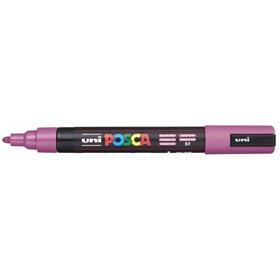 Marcador de tinta à base de água Posca PC-5M - Ponta redonda de 1,8 a 2,5 mm - Espessura do traço de 1,8 a 2,5 mm - Não permanen