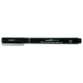 Marcador calibrado Uni-ball PIN02-200(S) - Ponta de poliacetal de 0,2 mm - Tinta pigmentada resistente à água e à luz - Ideal pa