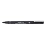 Marcador calibrado Uni-ball PIN003 - Ponta de poliacetal de 0,03 mm - Tinta pigmentada resistente à água e à luz - Preto