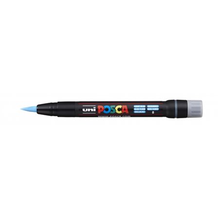 Marcador de tinta Posca PCF-350 - Ponta de pincel acrílica - À base de água - Resistente à luz - Não permanente - Inodoro - Idea